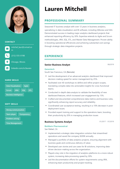 CV version 5
