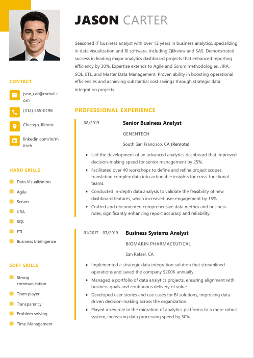 CV version 3