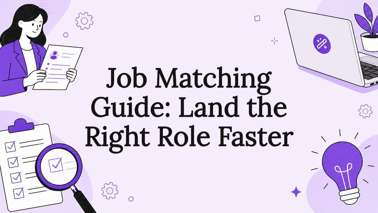 Job Matching Guide: Land the Right Role Faster