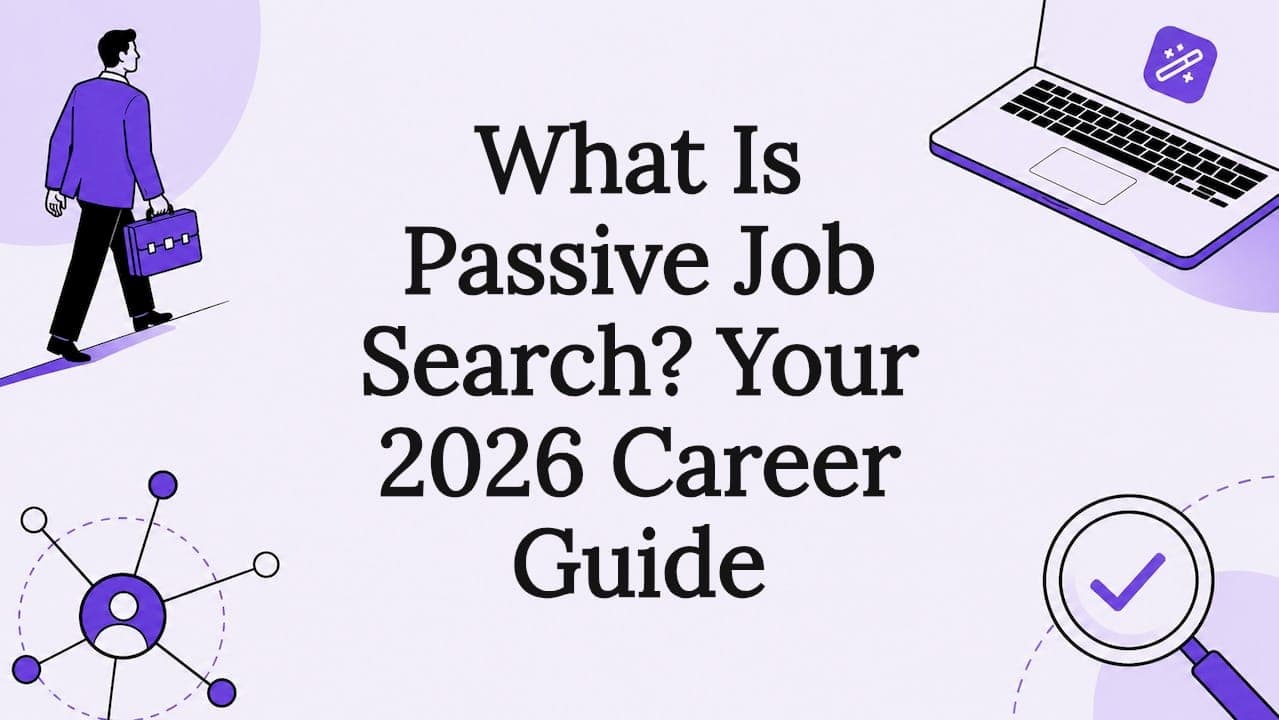 What Is Passive Job Search? Your 2026 Career Guide