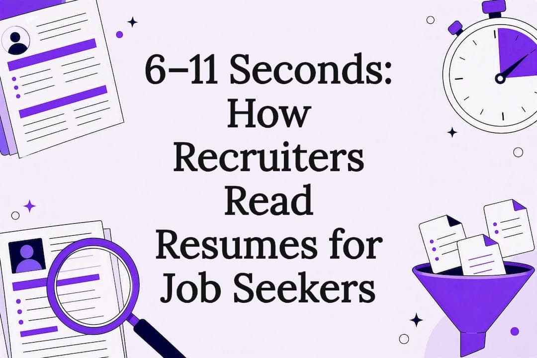 6–11 Seconds: How Recruiters Read Resumes for Job Seekers
